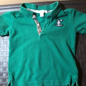 Toddler short sleeve Burberry shirt